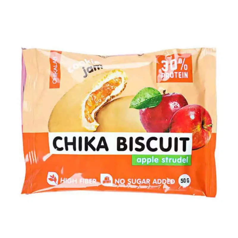 Best Dubai Chikalab Chika Biscuit Apple Strudel 50g