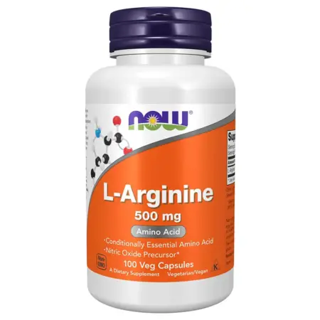 Now-L-Arginine-500-mg-Amino-Acid-100-Vege-Capsules