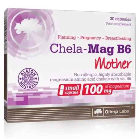 Olimp-Chela-Mag-B6-Mother-30-Capsules
